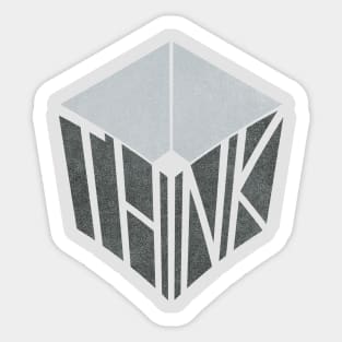 Think Outside the Box Sticker